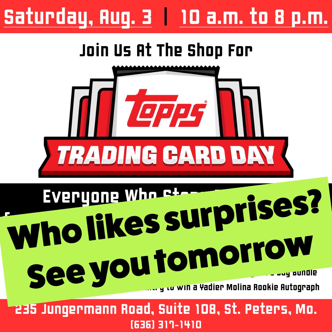 RestlesscraftB2's tweet photo. I like surprises, how about you? #toppstradingcardday https://t.co/eyTngimLCw