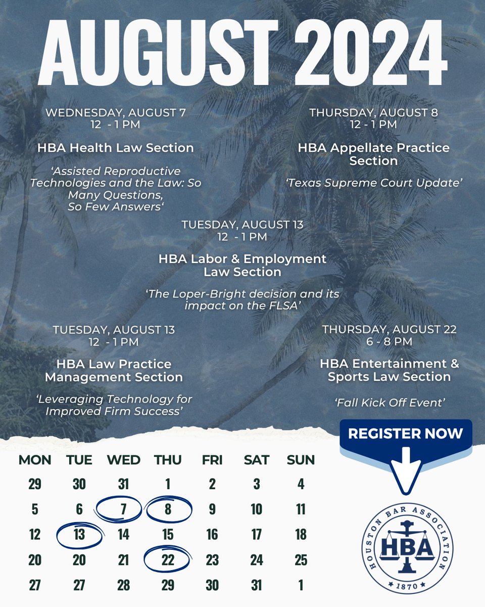 Houston Bar Association tweet media