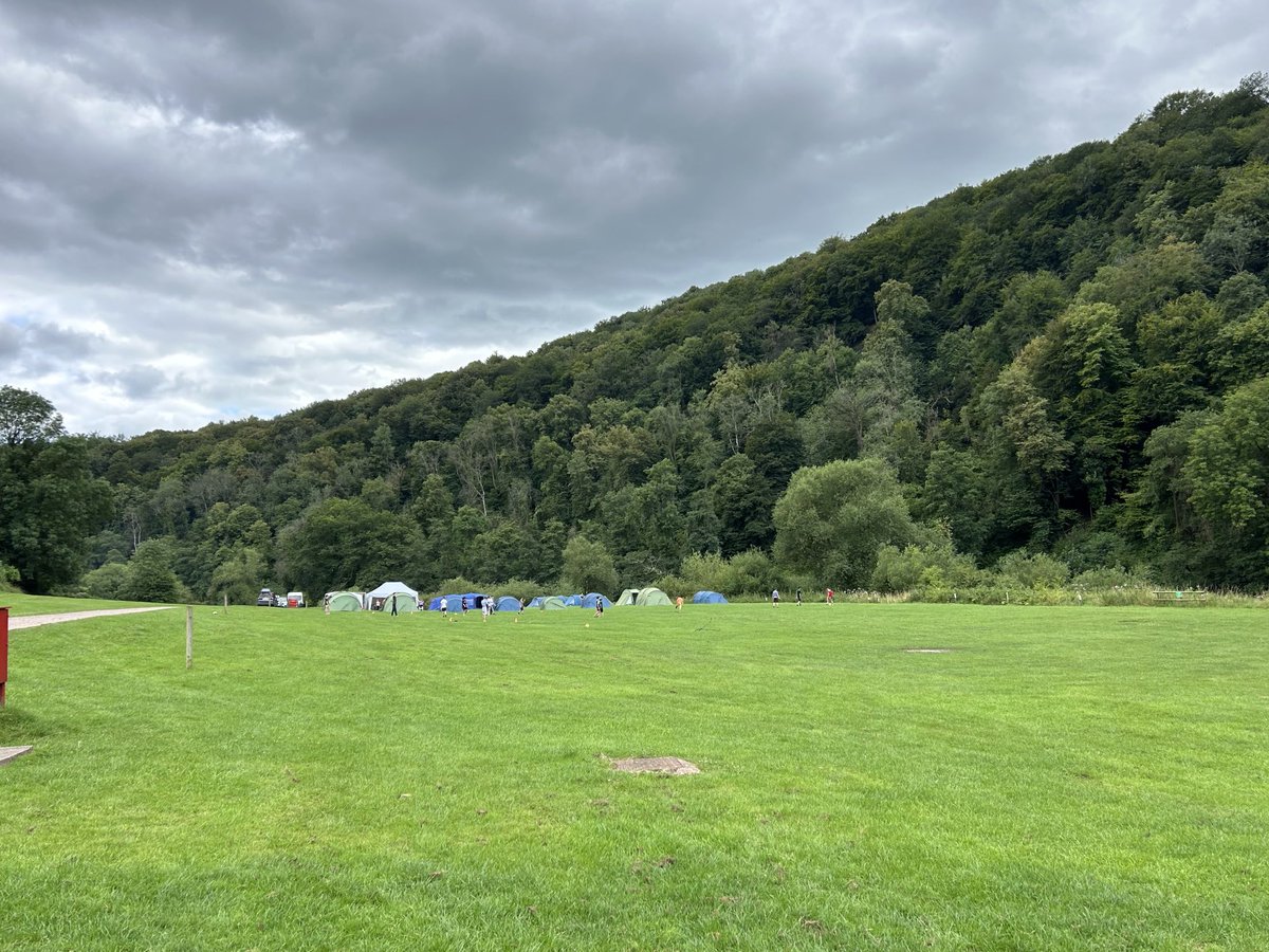 On the banks of the river Wye, scout summer camp 2024.