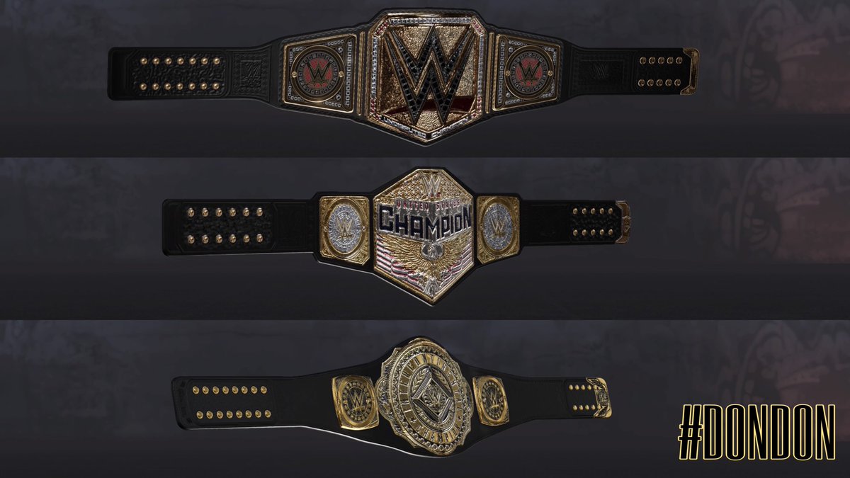DonavanTerbay's tweet photo. TITLE PACK NOW ON #WWE2K24 

* Pack includes, The Undisputed Wwe Championship with the texture from Warzone &amp; accurate US &amp; IC titles too*

Credit to my brotha @WhatsTheStatus for the Wwe logo temp 🫡. 

🏷️ - #WWEUndisputed , #WWEUS , #ICTITLE , #TITLEPACK &amp; #DONON 

Enjoy! 🖖🏾 https://t.co/npFCIPg2pv
