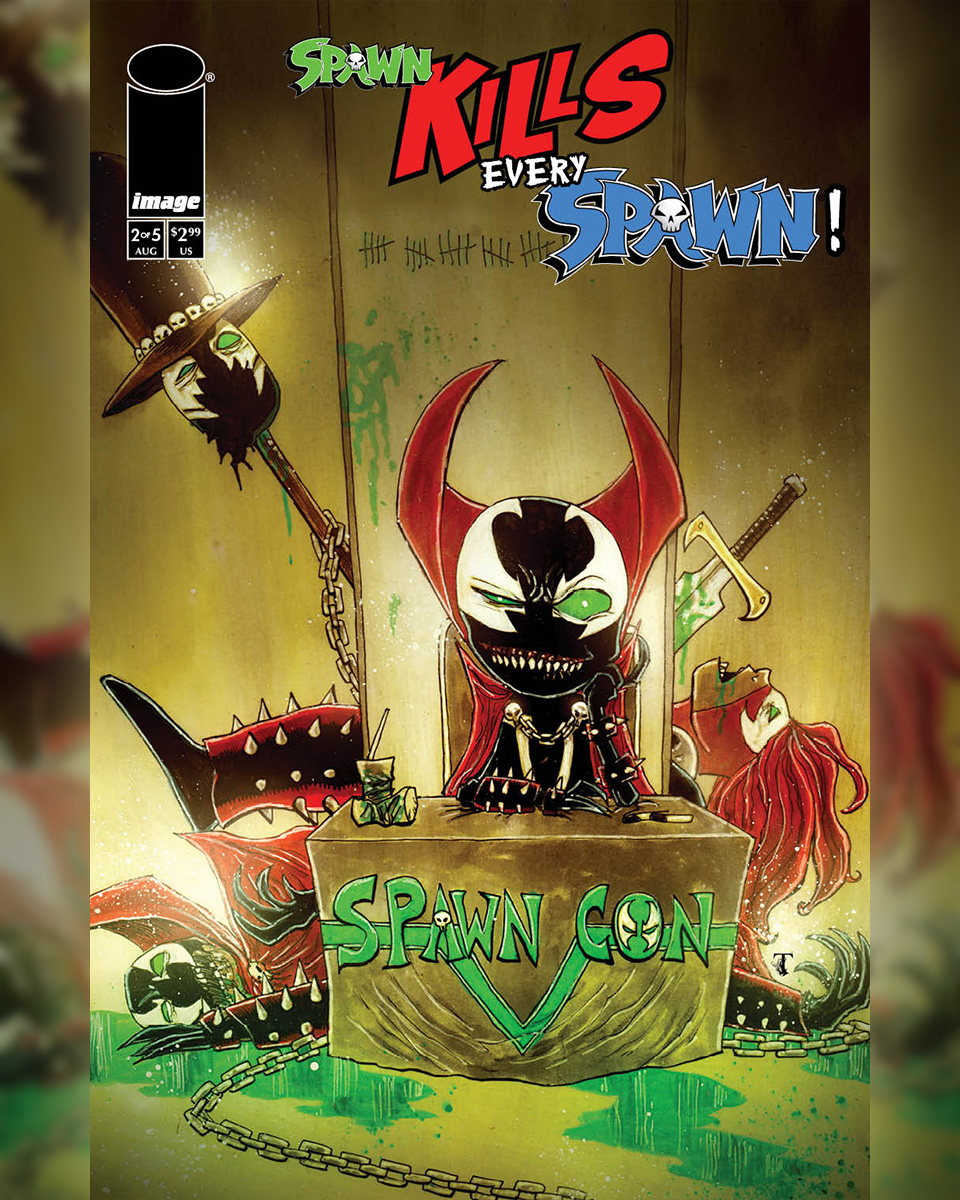 McFarlaneComics's tweet photo. SPAWN KILLS EVERY SPAWN #2... out on 08/28, FOC is 08/05!
Artist: @templesmith

 #spawn #spawnkillseveryspawn #skes #toddmcfarlaneproduction #imagecomics @Todd_McFarlane @ImageComics https://t.co/IZmdXUCCUg