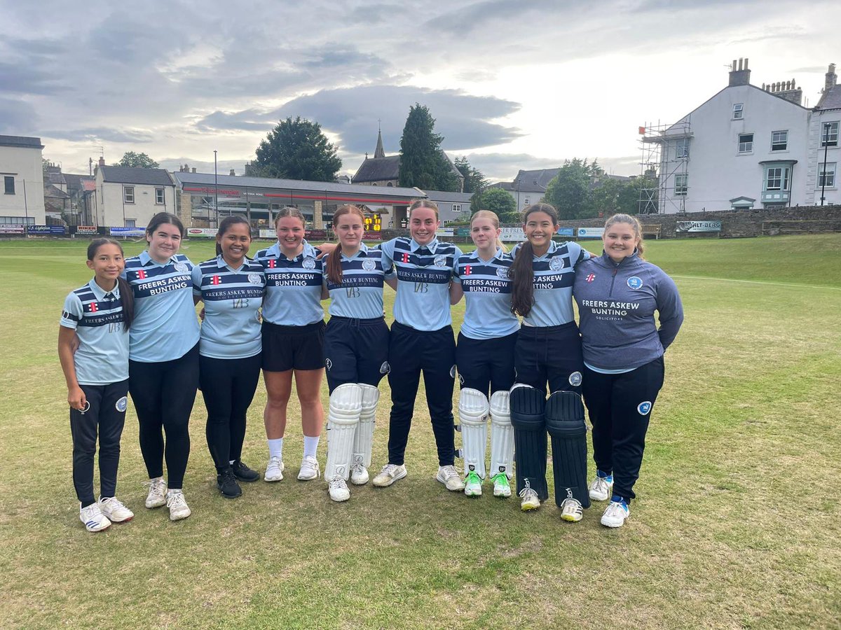 A tremendous win for our Women's 1st XI tonight away to <a href="/richmondshirecc/">Richmondshire CC</a>.

Having made her 2nd XI softball debut the other night, Atmi stepped up to help tonight &amp; played with both her daughters 😍

Even better, Bella took 4 wickets whilst Emily was batting as we won. #HerGameToo
