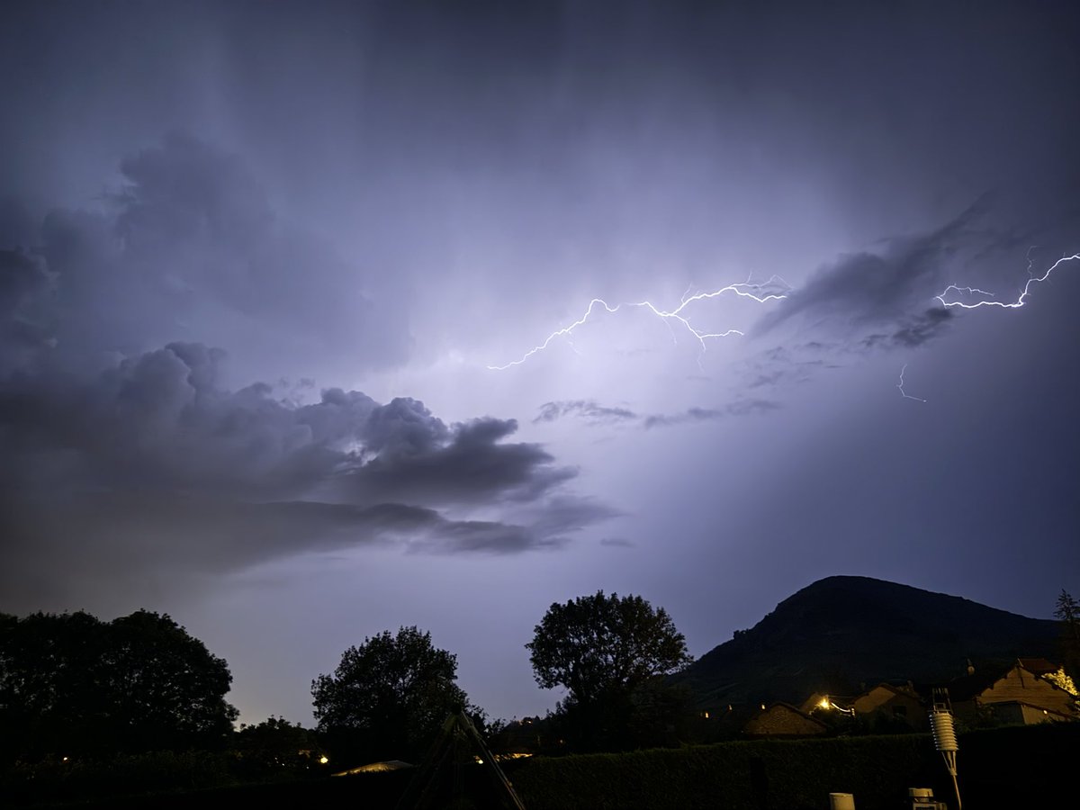 #Orage en cours #Briord