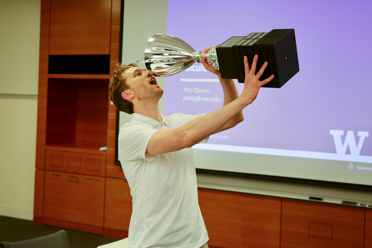 uw_ial's tweet image. Congratulations to Cody Scott on winning the 2025 Calculator Cup! Cody received the trophy from last year's champion, Rhett Redshaw.

#IALFAM