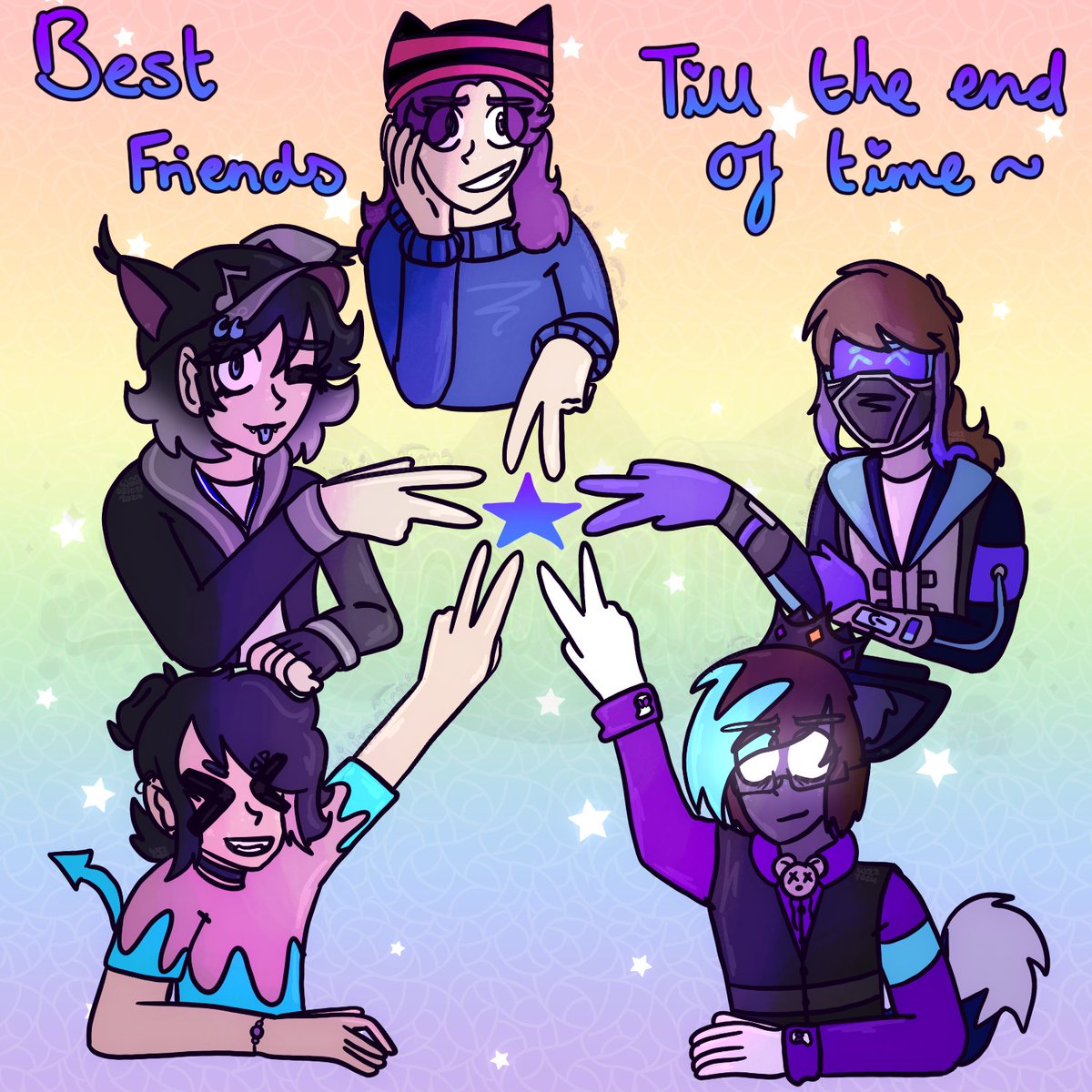 zivimations's tweet photo. 215/366

My 100th and 3rd to last? Attack of the year! (Unless I get any more)

Mass Attack on my lil friend group!
@mxltdxwnn, @TheSilverNote
@WeepingWazzock, @//half.lazy.arts

#art #rkgk #artfight2024 #teamstardust https://t.co/qN2oiLgx9i