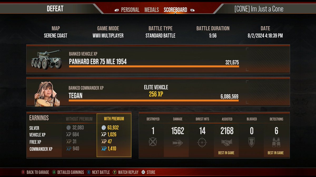 JustaConeTTV's tweet photo. #31 First 3rd mark since the MoE update, hopefully many more to come, wasn't that impressive of a game for the third mark but we got it @WoTModernArmor @PROF3SSORxC @blakeski96 @Black_fish0O @ClonedRex @deathwolf921 @HDzoroark https://t.co/1lfbvdf4ci