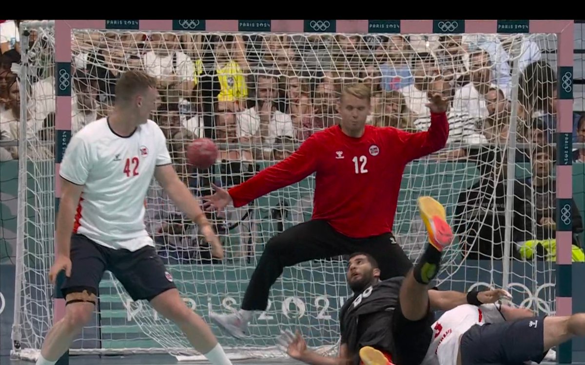 rodger's tweet image. Egypt just upset Norway in handball by one goal after a dude on their team sniped a legit no-look goal. best sport on earth