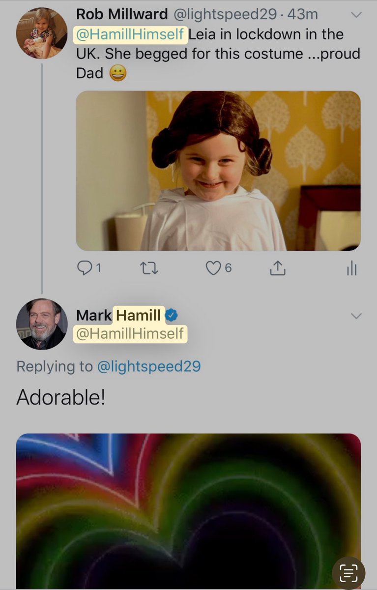 lightspeed29's tweet photo. @MarkHamill 4 years has gone fast. She’s at it again. Proud dad. #Chewie https://t.co/vF0iJz5bzu