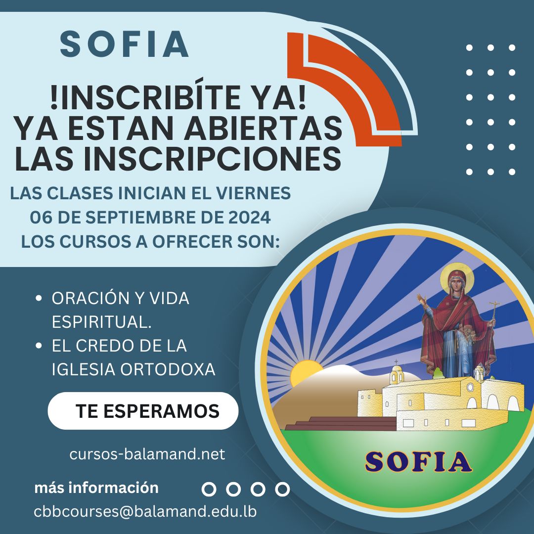 CBB_SOFIA's tweet photo. Las inscripciones en CBB y SOFIA para el nuevo semestre ya están abiertas. Las clases inician el viernes 06 de septiembre 2024, los esperamos y para cualquier consulta no duden en escribirnos a nuestro email:
cbbcourses@balamand.edu.lb https://t.co/hDXAZiJLHJ