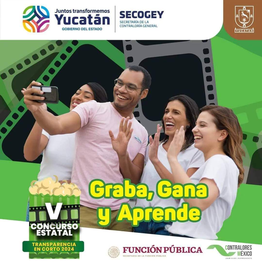 secogey's tweet photo. No te pierdas esta #Convocatoria, participa en el #Concursoestatal de #Transparenciaencorto, si tienes entre 15 y 25 años, revisa las bases en: https://t.co/8pZTCi5PUE https://t.co/onTOriF0BS