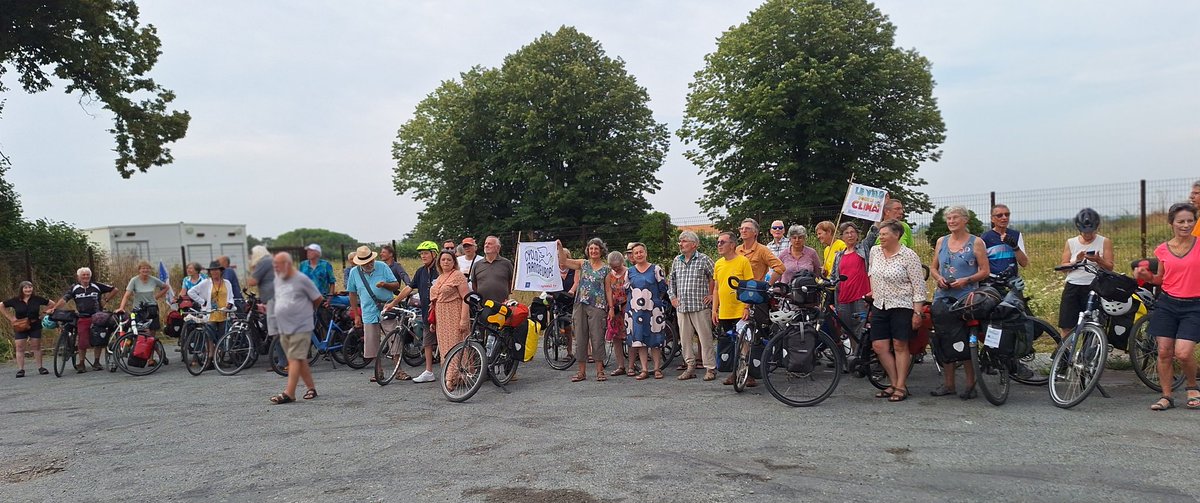 Trois jours de déambulations, de débats et d'échanges avec les élus, les associations locales et les cyclistes de la randonnée Versailles-Royan pour le projet de RER laRochelle-Aunis, à Marans, #laRochelle, Chatelaillon, Rochefort #Altro #MichelCaniaux #CapresAunis #RER #vélo