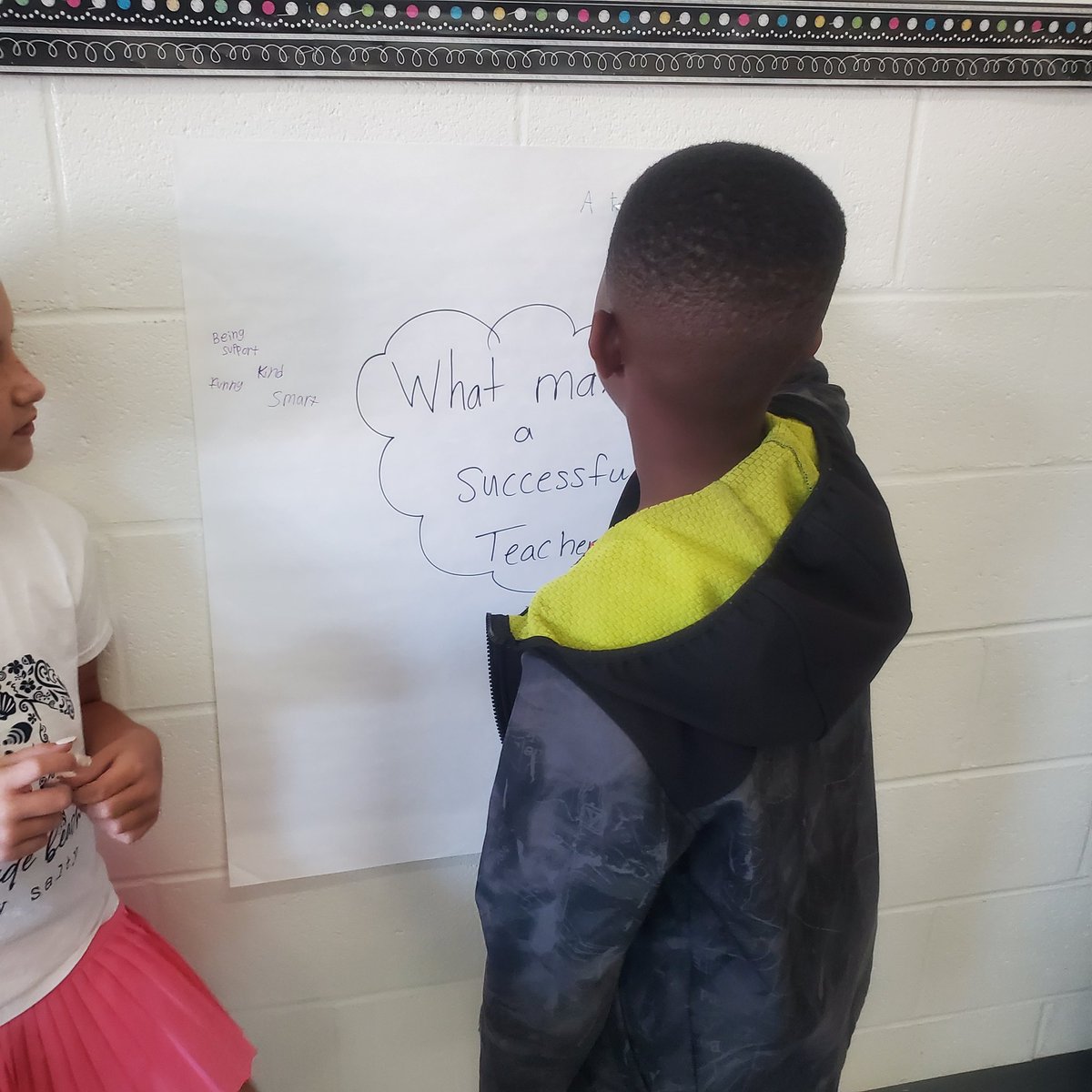 MrsJBonds's tweet image. LES 4th grade students were engaged in Carousel Brainstorming today to gather ideas about what makes a successful student, teacher, parents, and environment to create a Class Mission statement. 👏👏
#myKCSD @kcsdschools @LugoffElem #engagementCOUNTS
@BonigBCE