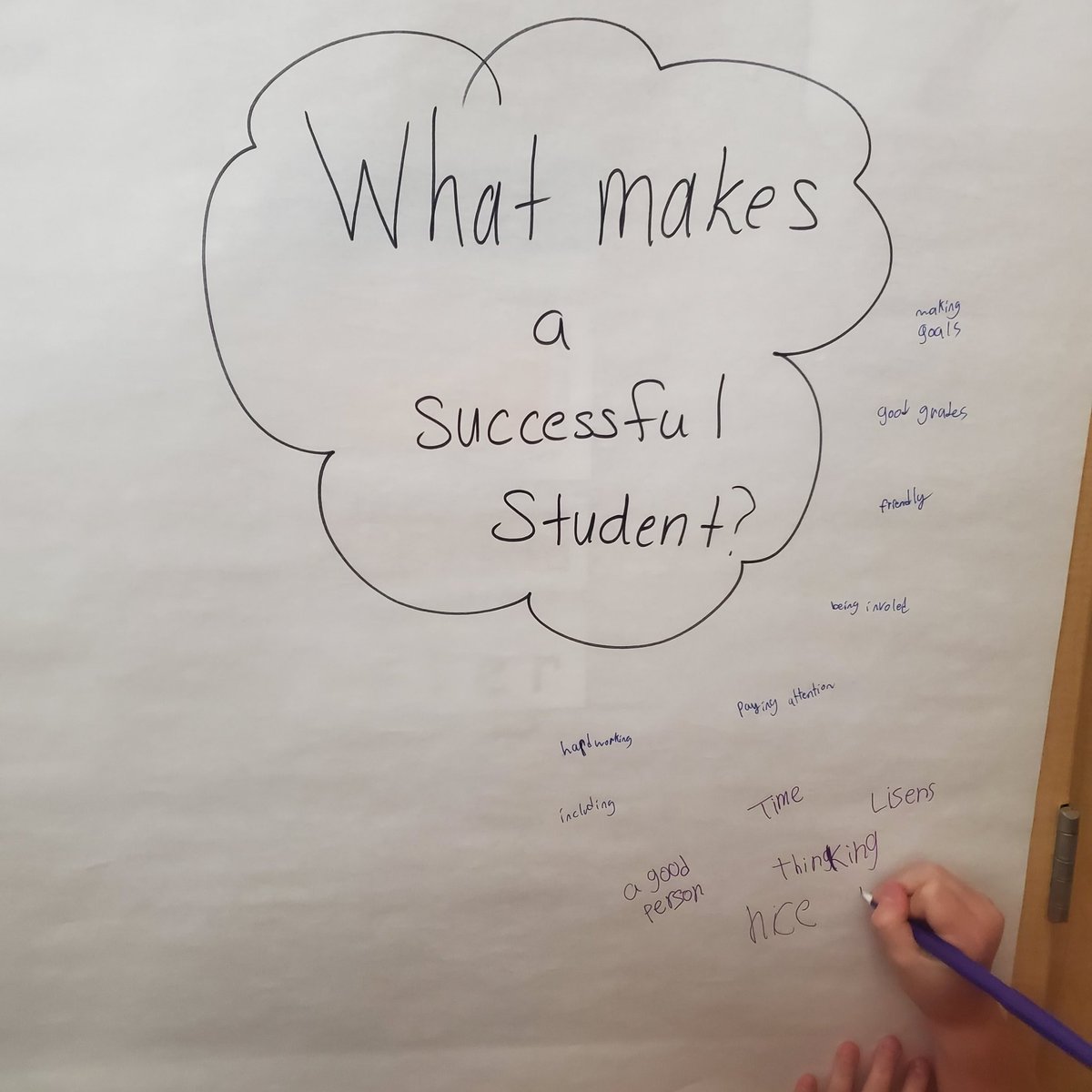 MrsJBonds's tweet image. LES 4th grade students were engaged in Carousel Brainstorming today to gather ideas about what makes a successful student, teacher, parents, and environment to create a Class Mission statement. 👏👏
#myKCSD @kcsdschools @LugoffElem #engagementCOUNTS
@BonigBCE