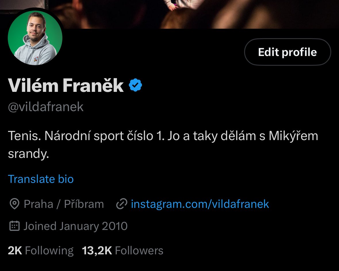 Vilém Franěk tweet media