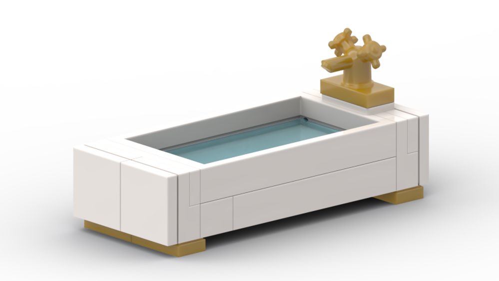 My new #LEGO Bathtub MOC is now available for download on #rebrickable!
👉 reb.li/m/191412