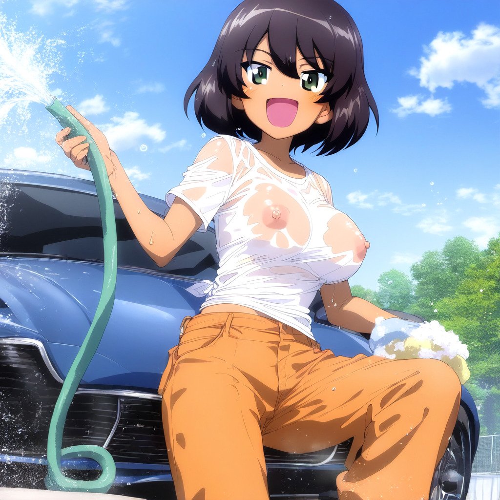 ChocoLeopon's tweet photo. "Hey, bring your car to the Leopon's car shop! We will be glad to wash your car for free!

You might get a free show!” https://t.co/Izgknj7S2A