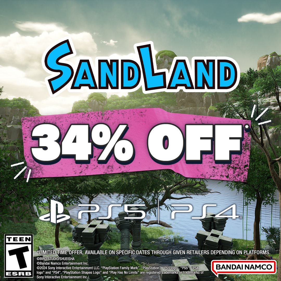 This #SANDLAND Sale is still burning HOT on in the PlayStation Store!

Get the game at 34% off + download the free Decal pack today! Sale ends August 14.