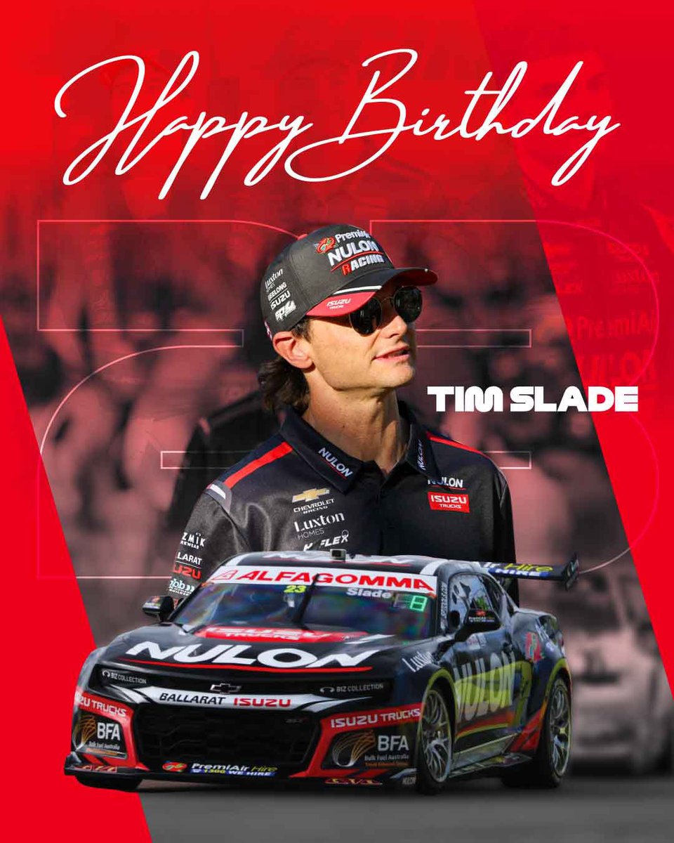 premiairracing's tweet photo. Happy Birthday, Tim 🥳 Hope you have a great day 🎉
Send in your birthday wishes 👇
#HappyBirthday #TimSlade #PremiairNulonRacing #RepcoSC https://t.co/zPYkJOEUqZ