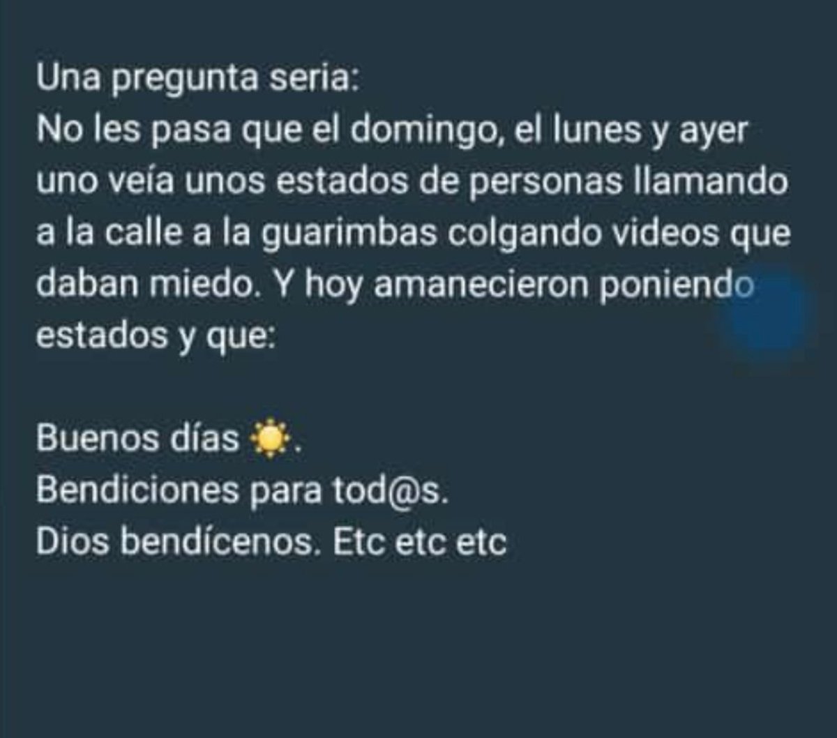 ArondonFT's tweet photo. Dejaré esto por aquí, el Dios Tun Tun al parecer los puso a rezar 😉😉😉 https://t.co/P82W74lAEj
