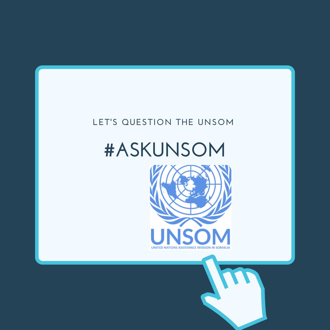Let's start the hashtag #AskUNSOM. We need to question them about the security advisory! Let's make it go viral. Be sure to post your questions and use the hashtag to tag them.