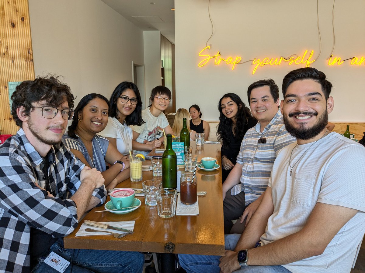 Great job by our undergrads Rhea and Andrew on their presentations this week!