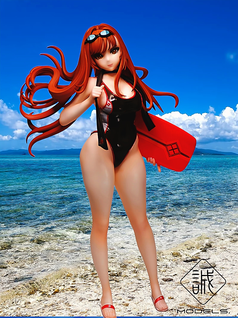 ラピ　水着 NIKKE』ラピがバカンス中の水着姿でフィギュア化。鍛え抜かれた