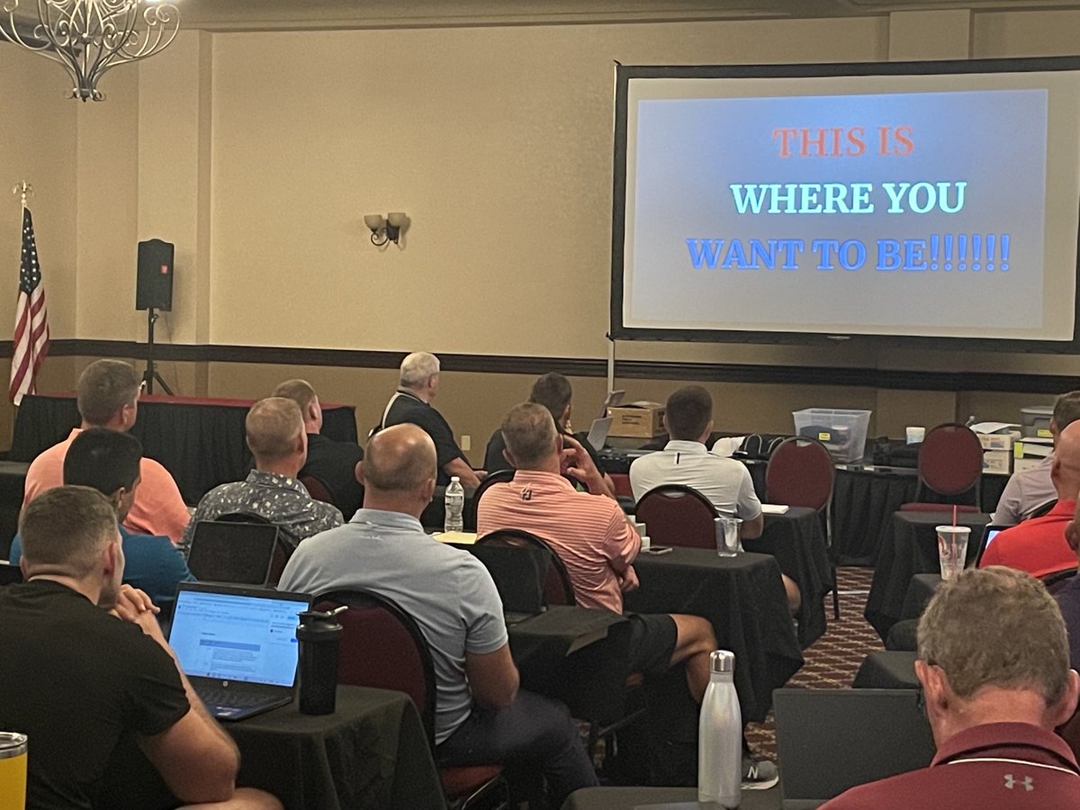 Excited to be in Topeka for the ⁦<a href="/TheMIAA/">The MIAA</a>⁩ Football Officials Clinic.
Supervisor Phil Laurie brings in some of best clinicians to teach our 60+ 🏈 officials!
8 former ⁦<a href="/NCAADII/">NCAA Division II</a>⁩ officials currently working ⁦<a href="/NFL/">NFL</a>⁩ started ⁦<a href="/TheMIAA/">The MIAA</a>⁩ 
#ThisIsWhereYouWantToBe