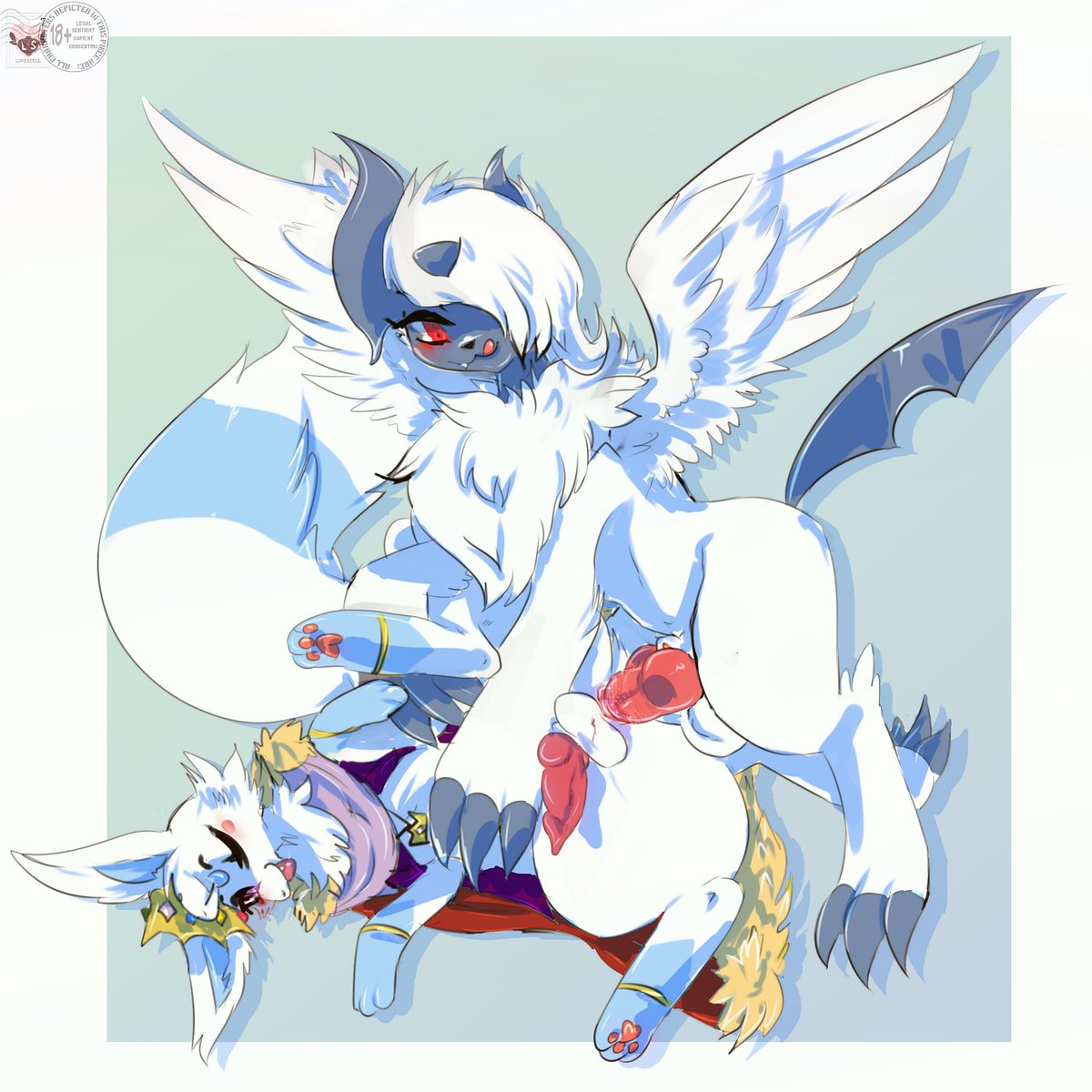 This is <a href="/LewdAMonarch/">horny fluff 🔞 | leaving xitter</a>'s raffle prize! You could call this the "royal treatment"~ 🎨<a href="/LovespellAlt/">lovespell ❤️ 🔞</a>