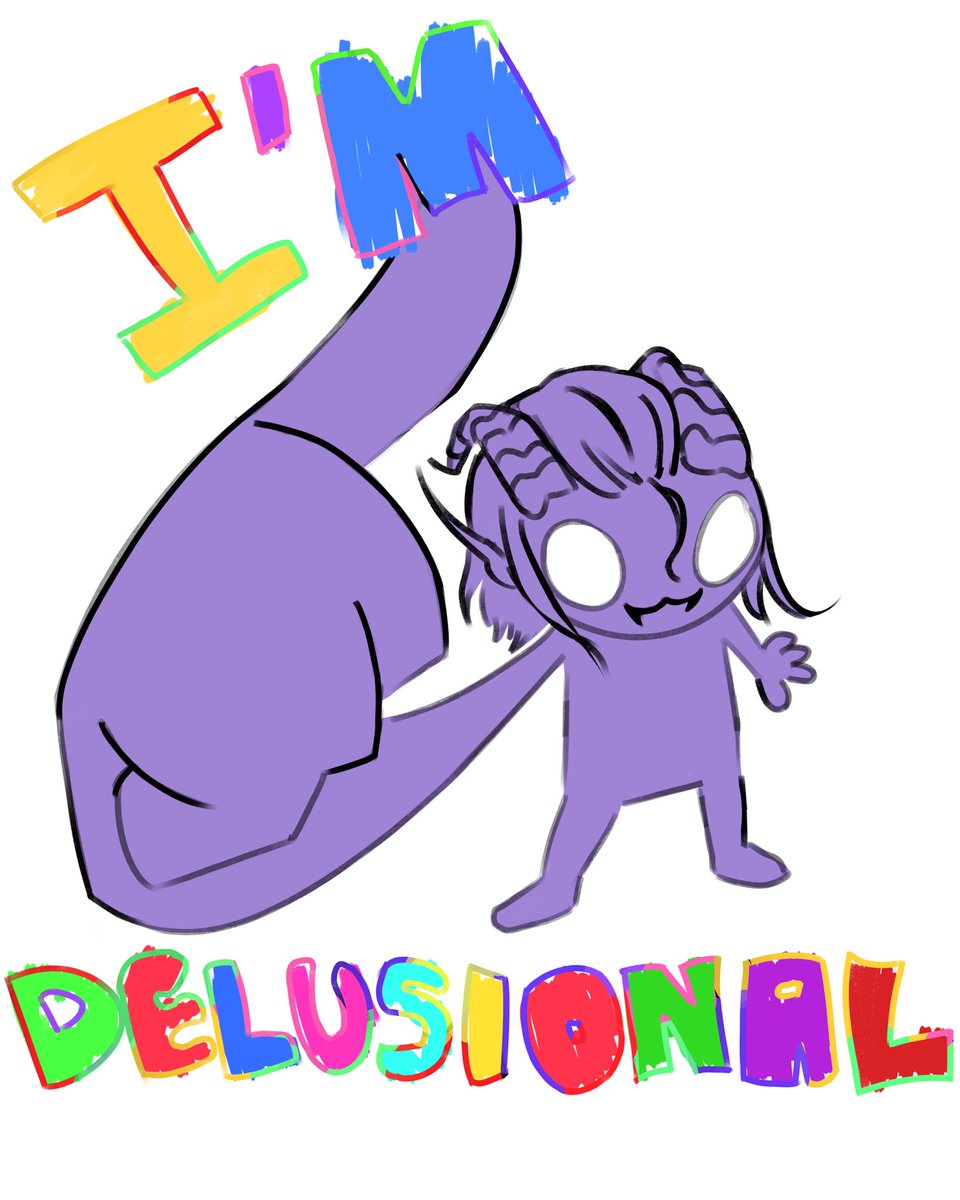 saw a funny and drew my d&amp;d oc in its place :3 enjoy