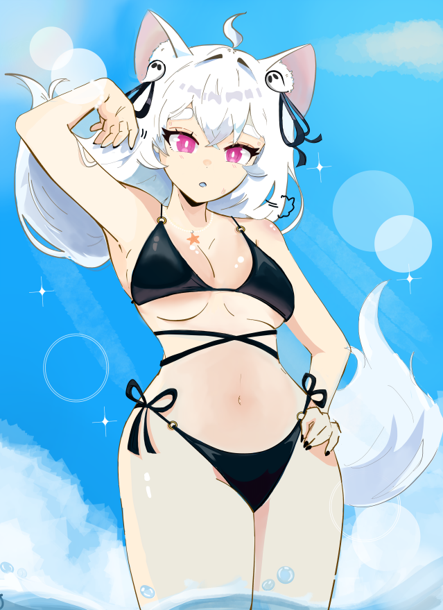 Como que hace calor no? 😳
<a href="/PookyBooVT/">Pooky Boo👻🐾</a> #ispookyart #Vtuber