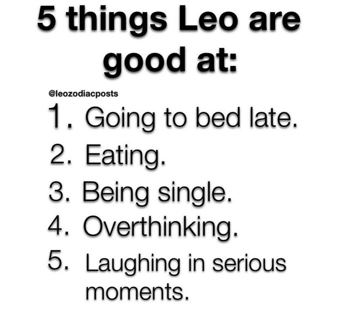 Leo_Tweets's tweet photo. #Leo facts 👏🏼 https://t.co/cSVTmXJzsn
