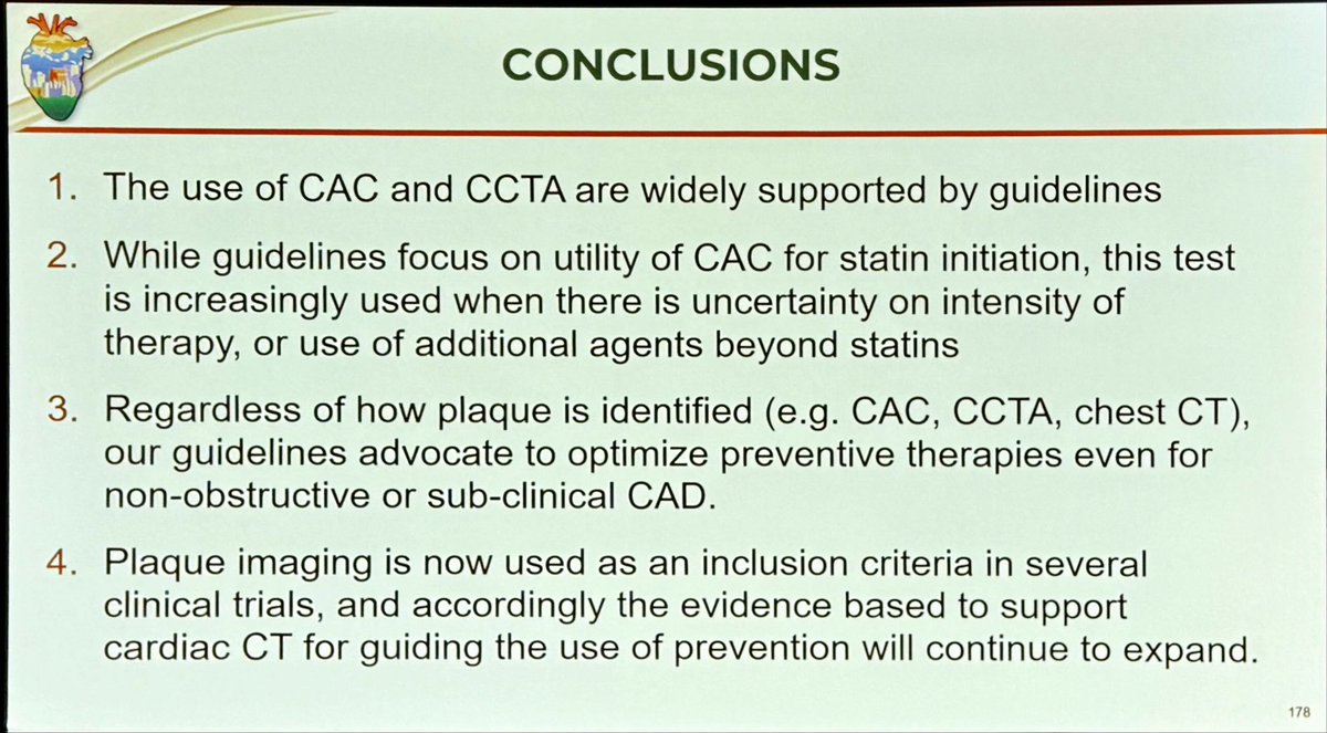 Dr. Martha Gulati ♥️🫀❤️🩹🇨🇦 (@drmarthagulati) on Twitter photo <a href="/RonBlankstein/">Ron Blankstein</a> shows that plaque seen on CAC is increasingly being used for inclusion in clinical trials! Because this is CAD even when non obstructive
#ASPC2024 #YesSCCT <a href="/RonBlankstein/">Ron Blankstein</a> shows that plaque seen on CAC is increasingly being used for inclusion in clinical trials! Because this is CAD even when non obstructive
#ASPC2024 #YesSCCT
