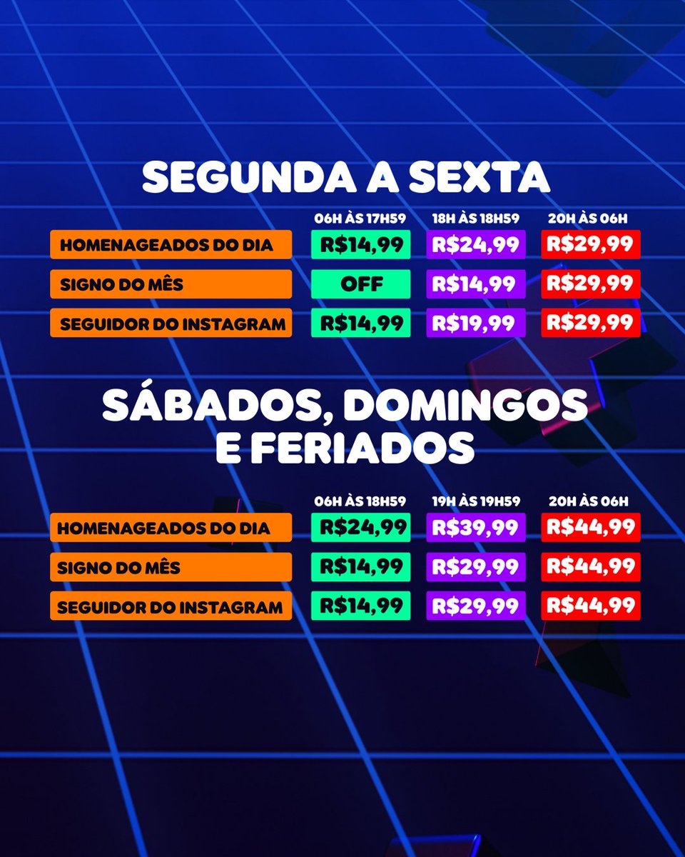 A partir de segunda você se torna um player aqui no Dédalos. O nosso dia será uma partida dividida em três jogadas, cada uma com um valor diferente. Quem vier em dupla ou em trio ganha vantagens, pois todos pagarão menos. Se vier jogar sozinho, ótimo também. A galera que chega