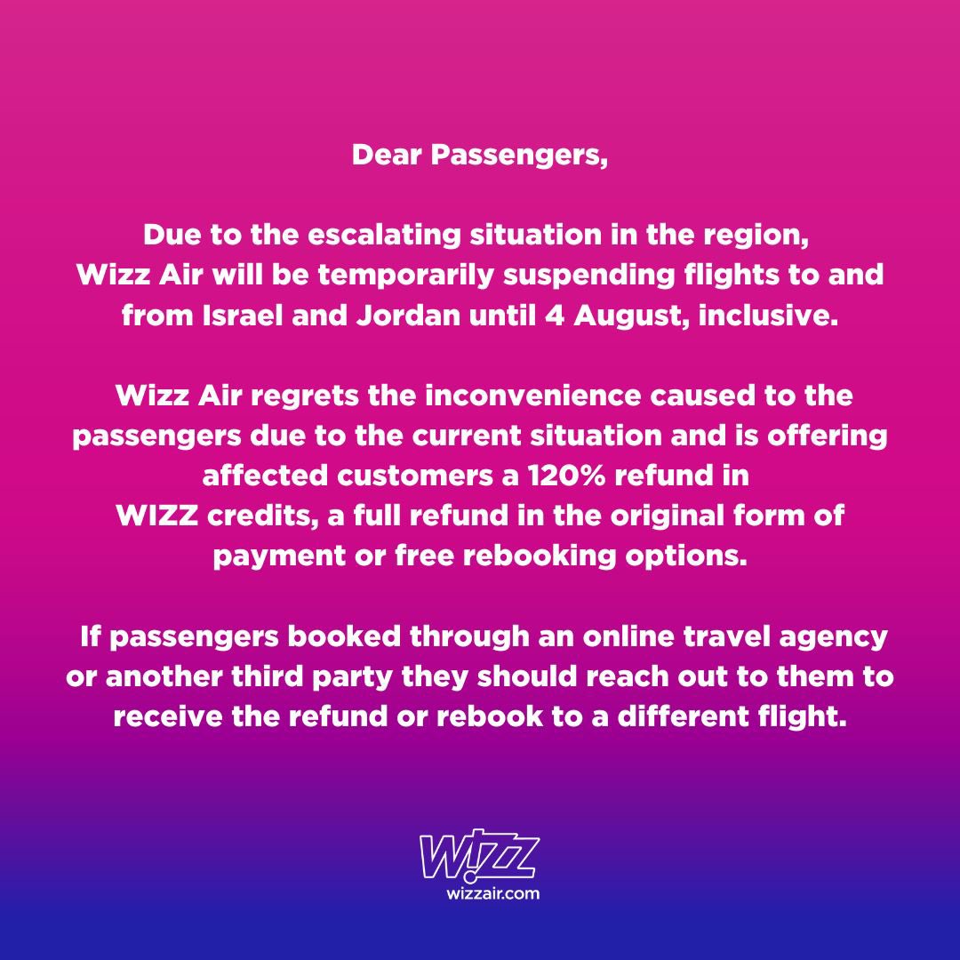 Wizz Air tweet media