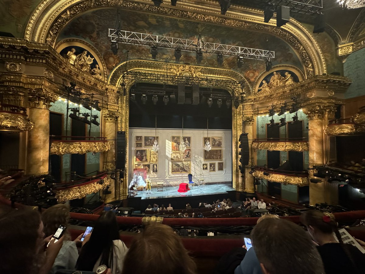 At the GORGEOUS Emerson colonial theatre with my cutie pie plus one..