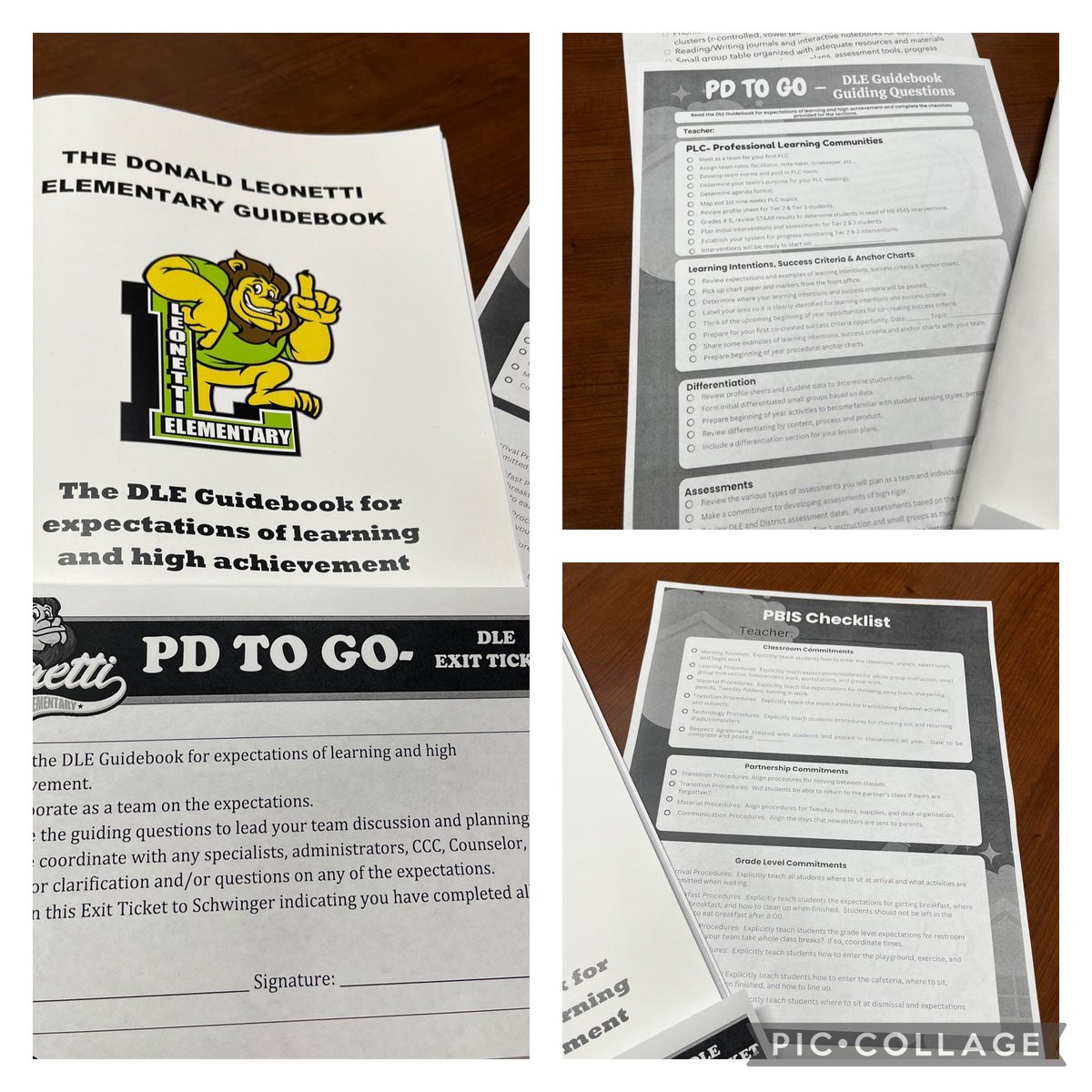 DLE_Lions's tweet image. DLE teachers are diving into professional development with PD To Go on The DLE Guidebook!#thegreatestplacetobe #justgoodteaching