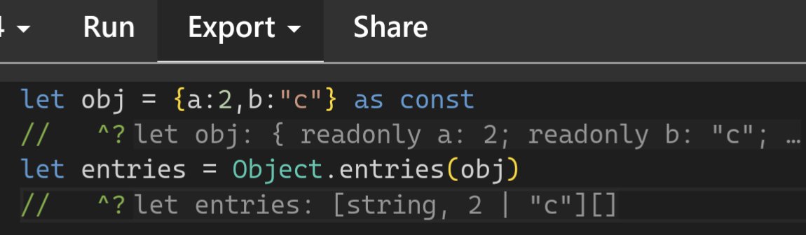 HNWebil's tweet photo. @styfle Object.entries will return string[] as well.
For example https://t.co/EtNCcinJCB