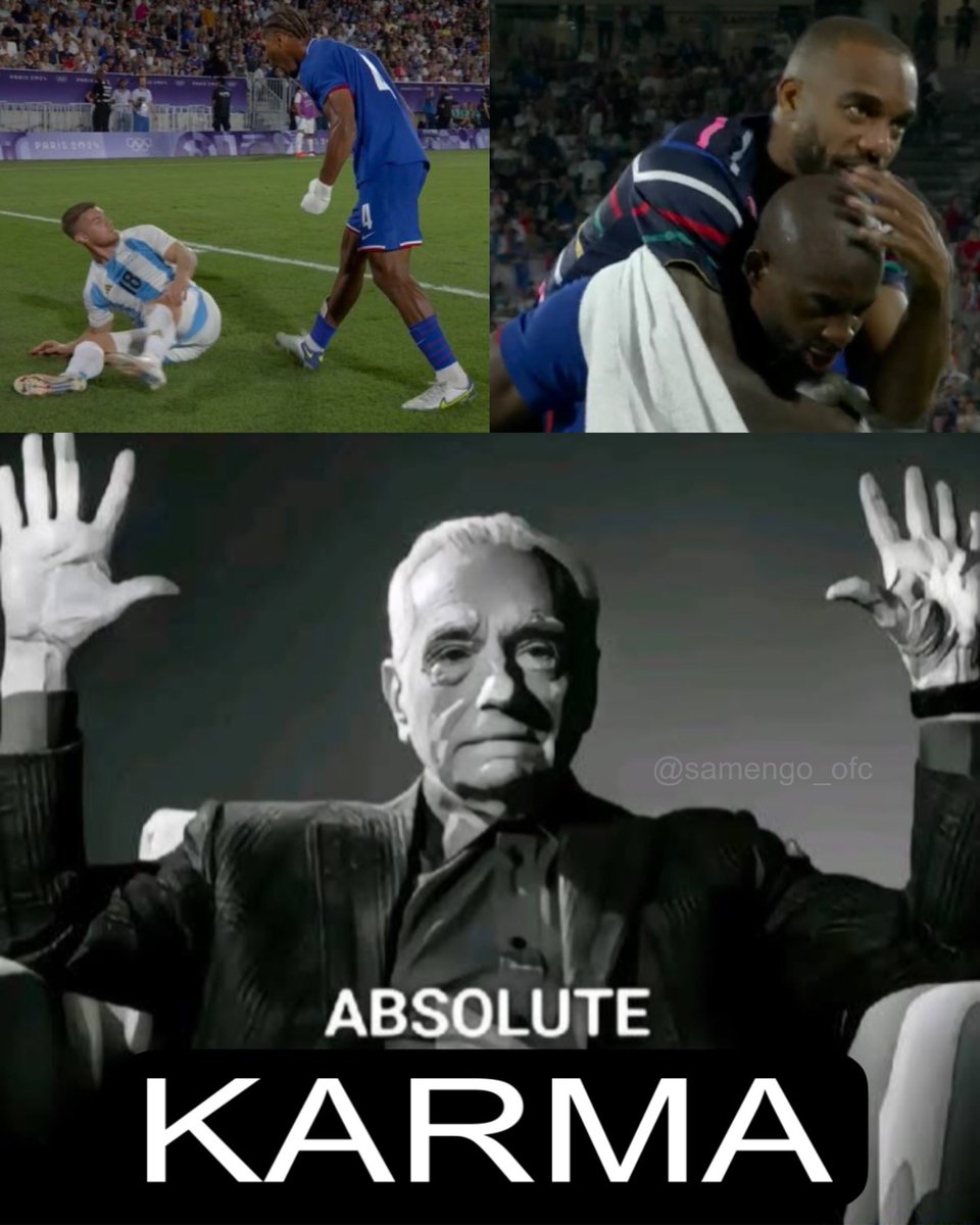 Julho: Argentinos provocando os Franceses com cânticos racistas

Agosto: França eliminando a Argentina em plena França