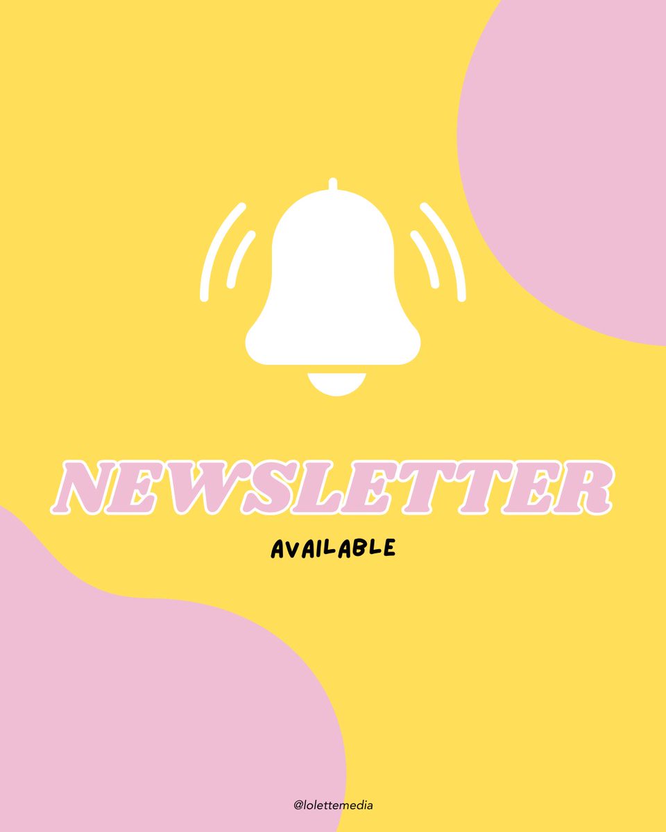 lolettemedia's tweet photo. 🎉 The Wait is Over! 🎉
Our newsletter is officially live! So grateful for the first feedback!
Read it now: https://t.co/8OMmuLjfzK

Follow this account to not miss the next issue.✨

#NewsletterLaunch #LiveNow #CheckItOut #MarketingTips #SocialMediaUpdates https://t.co/ilLdaW8Ve8