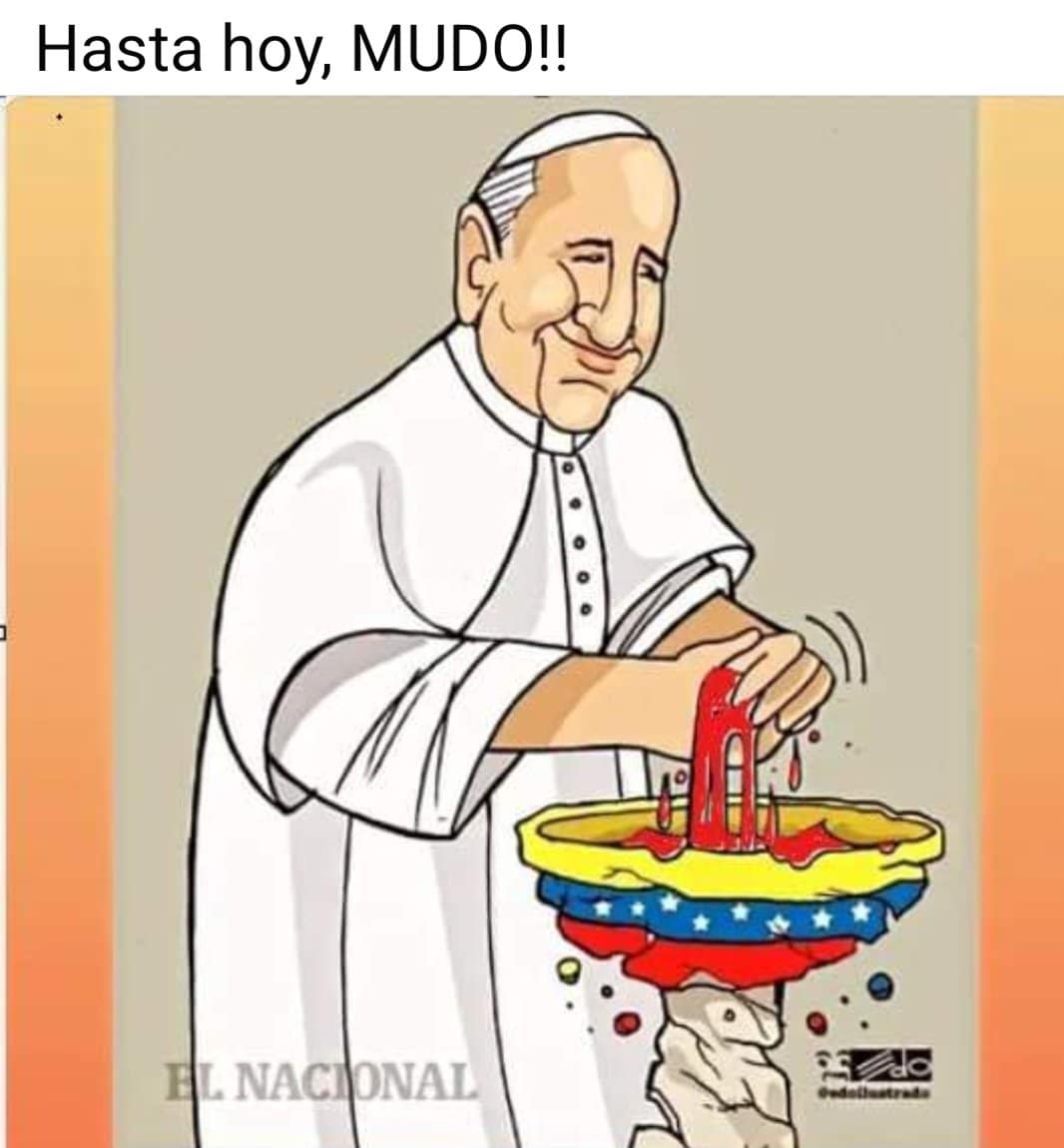 GloriaPSanabria's tweet photo. @RNacional_News 🤐  @Pontifex_es https://t.co/M1XEJqacoH