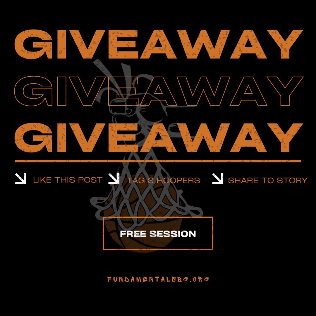 FUNdamentals (@fundamentalsbg) on Twitter photo TWO winners will receive a FREE one hour session perfecting your shot with <a href="/fundamentalsbg/">FUNdamentals</a> ‼️
RULES
⚡️Like
⚡️Tag 3 hoopers
⚡️Retweet
Winners will be announced Sunday August 4th @ 12pm
𝘞𝘦𝘭𝘤𝘰𝘮𝘦 𝘵𝘰 𝘵𝘩𝘦 𝘤𝘭𝘢𝘴𝘴 𝘰𝘧 𝘦𝘭𝘪𝘵𝘦 𝘴𝘩𝘰𝘰𝘵𝘦𝘳𝘴
#shootyourshot TWO winners will receive a FREE one hour session perfecting your shot with <a href="/fundamentalsbg/">FUNdamentals</a> ‼️
RULES
⚡️Like
⚡️Tag 3 hoopers
⚡️Retweet
Winners will be announced Sunday August 4th @ 12pm
𝘞𝘦𝘭𝘤𝘰𝘮𝘦 𝘵𝘰 𝘵𝘩𝘦 𝘤𝘭𝘢𝘴𝘴 𝘰𝘧 𝘦𝘭𝘪𝘵𝘦 𝘴𝘩𝘰𝘰𝘵𝘦𝘳𝘴
#shootyourshot