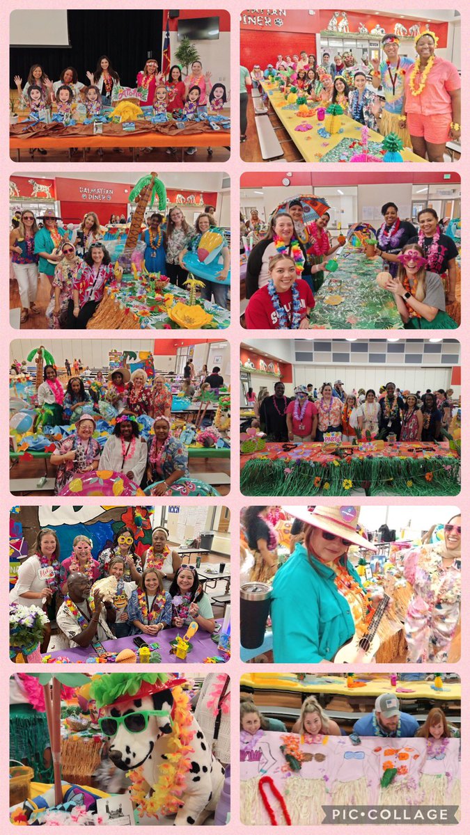 ASE was convocation ready as they had a luau competition!! <a href="/FortBendISDSupt/">Dr. Marc Smith</a> #leadthePAC