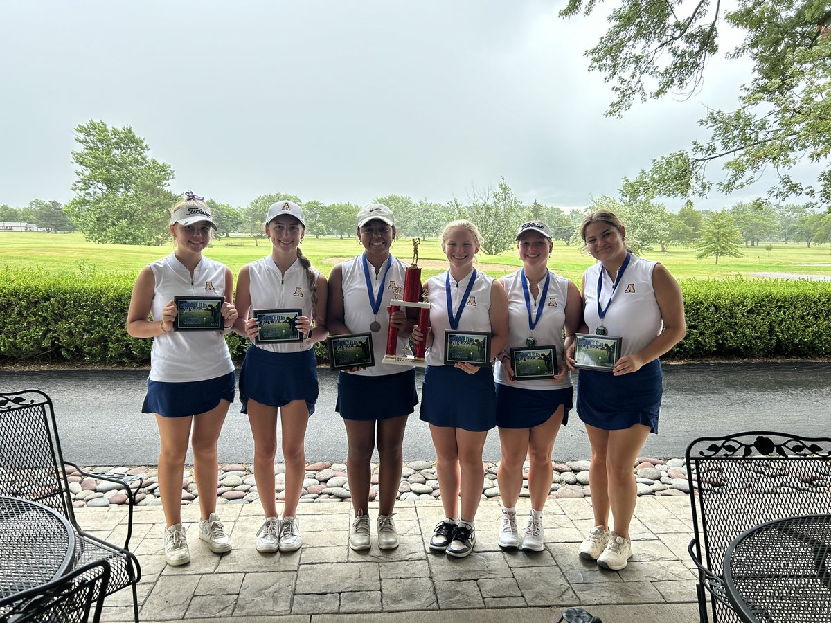 GirlsGolfAHS's tweet photo. Archbold kicked off the 2024 season with a 1st place finish in the Defiance Elks Invite played at Auglaize Golf Course!! They scored a 346! 🏆 The 346 is new 🚨School Record🚨for 18 holes!!💪🏼⛳️#streakpride https://t.co/VXkIrjSRWV