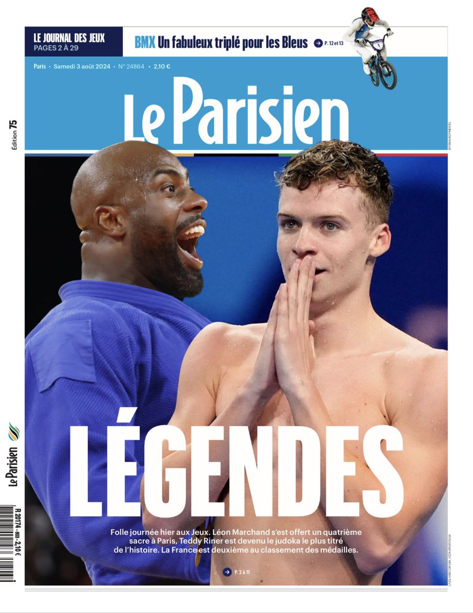 Une journée de légendes <a href="/le_Parisien/">Le Parisien</a>