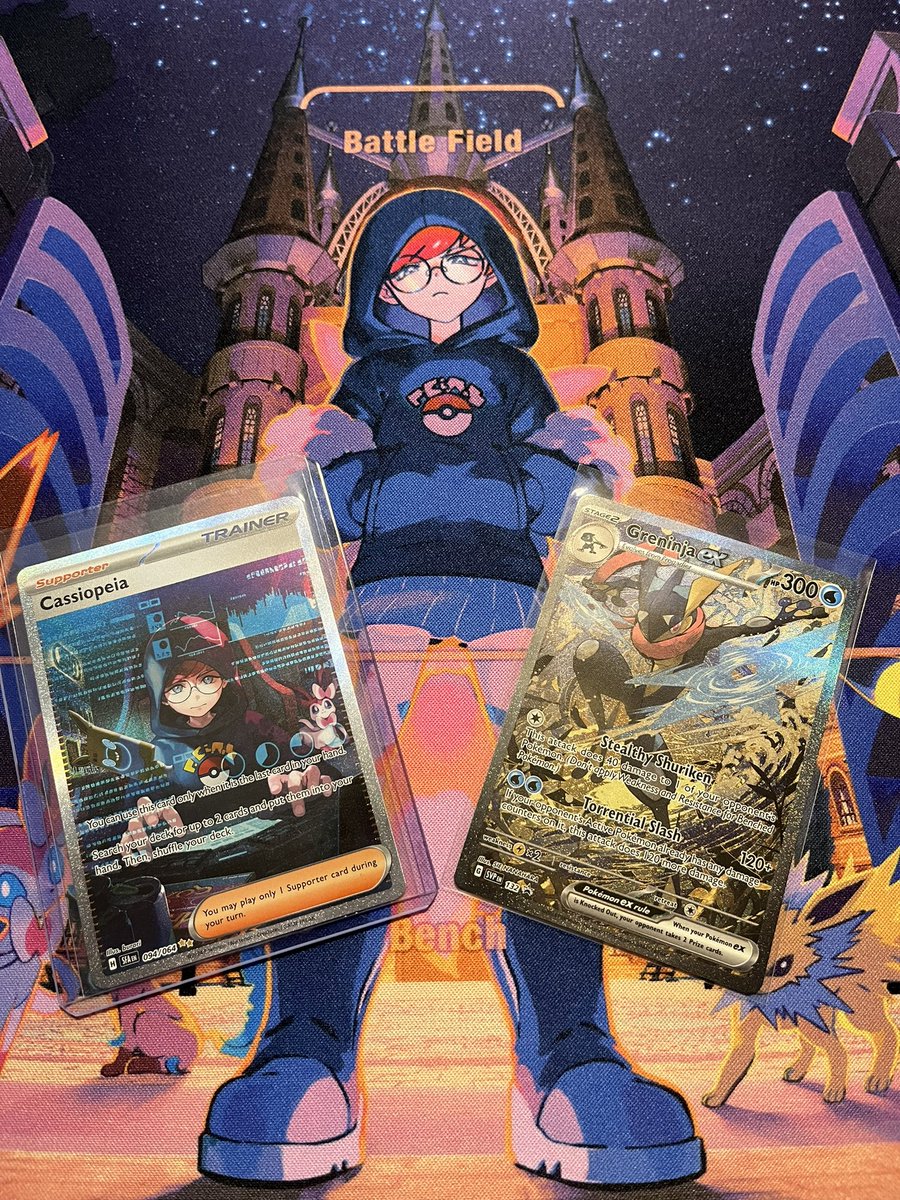 kal_el2099's tweet photo. W Target Greninja box! #firstpackmagic #Pokemon #shroudedfable playmat from @E_S_Collectible https://t.co/JzXQJzkrjl