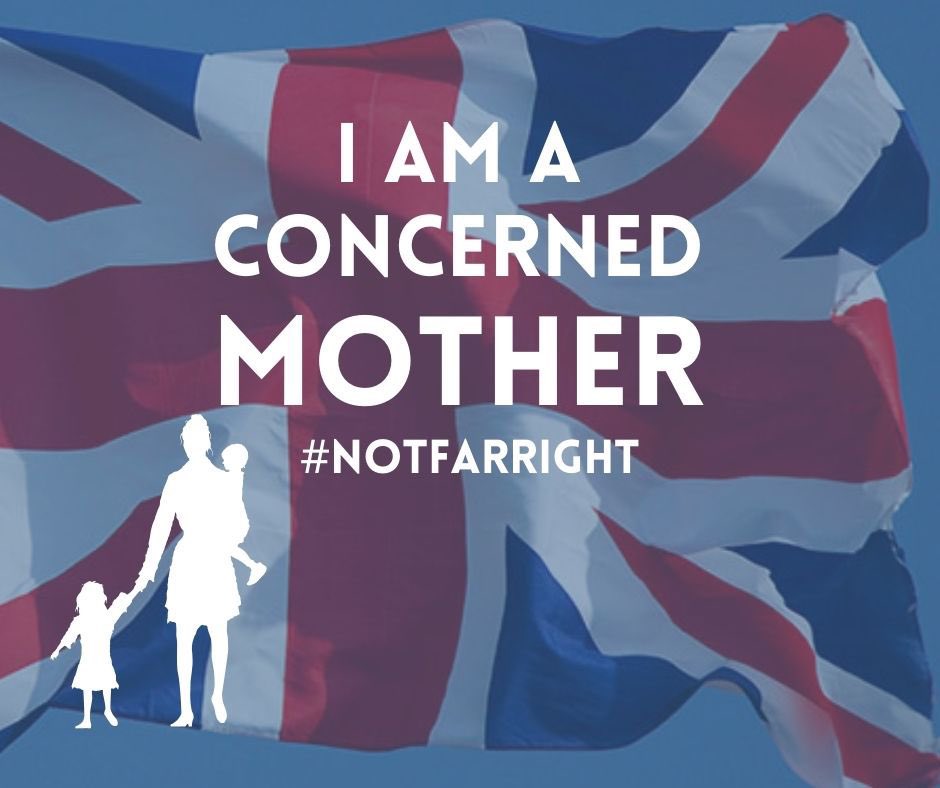 Kfastlove's tweet photo. Apparently i’m a ‘far right thug’ because as a mother, I want a safe country for my daughters to live in. #EnoughIsEnough #NotFarRight https://t.co/MEOxUK55a7