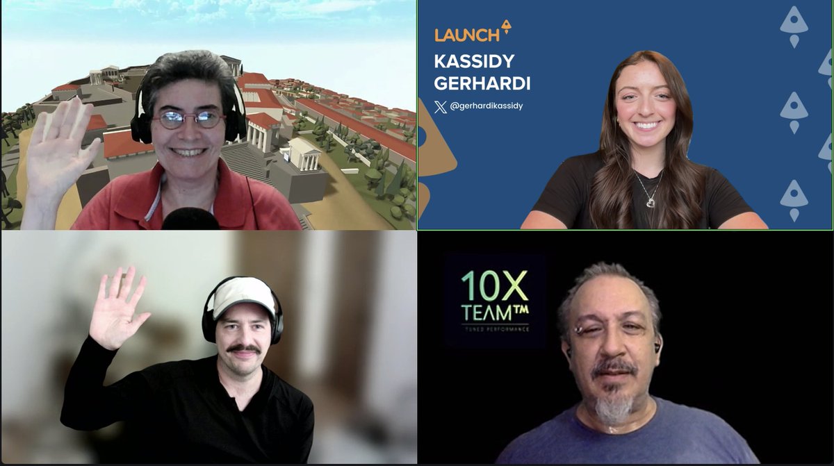 Kassidy Gerhardi (@gerhardikassidy) on Twitter photo Had an awesome time with the #FounderFridays virtual crew! 💻
This month, we’re leaning into accountability.
Can't wait to check in on everyone’s progress next month! 🌱
<a href="/LAUNCH/">LAUNCH</a> <a href="/twistartups/">This Week in Startups</a> <a href="/Jason/">@jason</a> <a href="/Huperniketes/">Mr. Guerra 超级赢家 🇺🇸🇮🇱🇨🇺🇺🇦</a> <a href="/lliberopoulou/">Lida Liberopoulou</a> <a href="/_RobColvin_/">Rob Colvin</a> Had an awesome time with the #FounderFridays virtual crew! 💻
This month, we’re leaning into accountability.
Can't wait to check in on everyone’s progress next month! 🌱
<a href="/LAUNCH/">LAUNCH</a> <a href="/twistartups/">This Week in Startups</a> <a href="/Jason/">@jason</a> <a href="/Huperniketes/">Mr. Guerra 超级赢家 🇺🇸🇮🇱🇨🇺🇺🇦</a> <a href="/lliberopoulou/">Lida Liberopoulou</a> <a href="/_RobColvin_/">Rob Colvin</a>