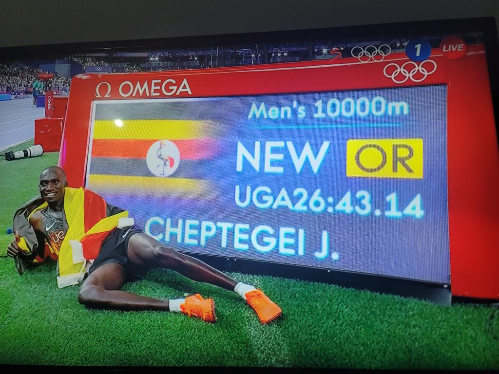 It's once in a lifetime that we witness moments like this. Thank you our president,  @joshuacheptegei , for bringing home the 10,000m Olympic Gold medal. You owe nothing to this discipline, sir. We cherish you at the Foundation.