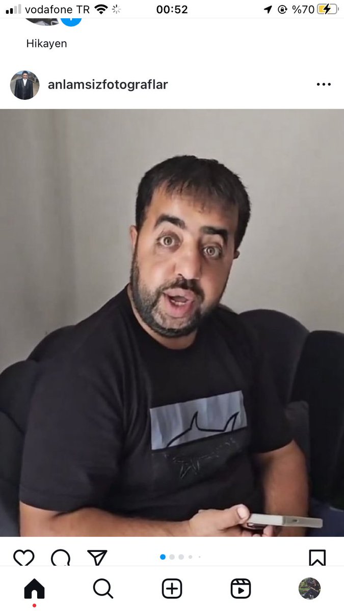 Aq insta kapanmadan anasayfada son post bu kalmış, her açılmış mı diye girdiğimde karşıma böyle bi şey çıkıyor