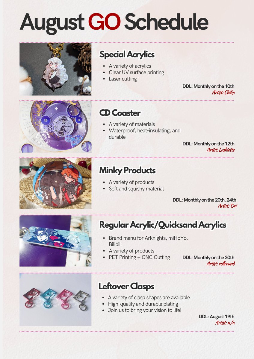 margalita_go's tweet photo. 📅August Schedule & GA
The beloved squishy pudding charms are back with new colors! The new liquid soda can charms are also a must-try this month.  Don't miss out!😎🍮

⏰Ends on August 11th
🎉Follow, RT & Like
🎁1 winner: $30 coupon

▶️More info: https://t.co/wWUO2iOaVM